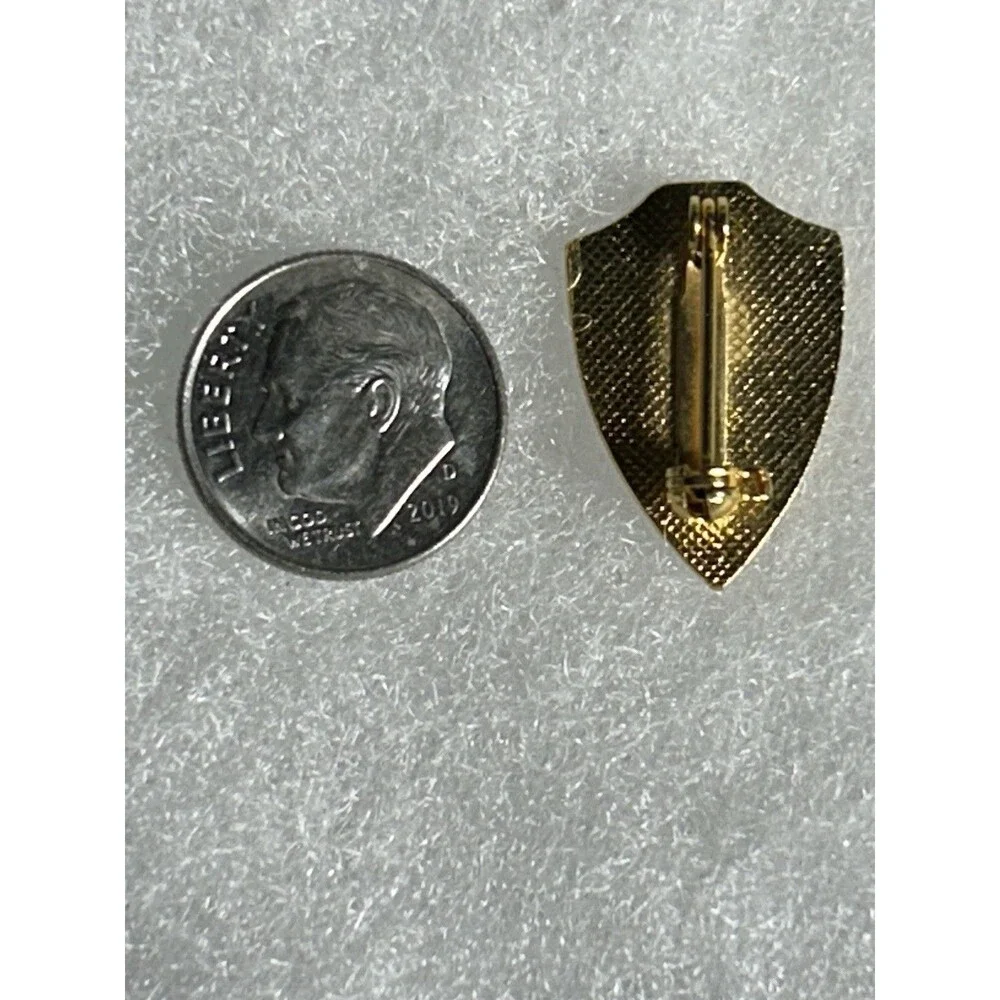 Past Presidents Club FOE Fraternal Order of Eagles Pin White & Gold Tone 🦅